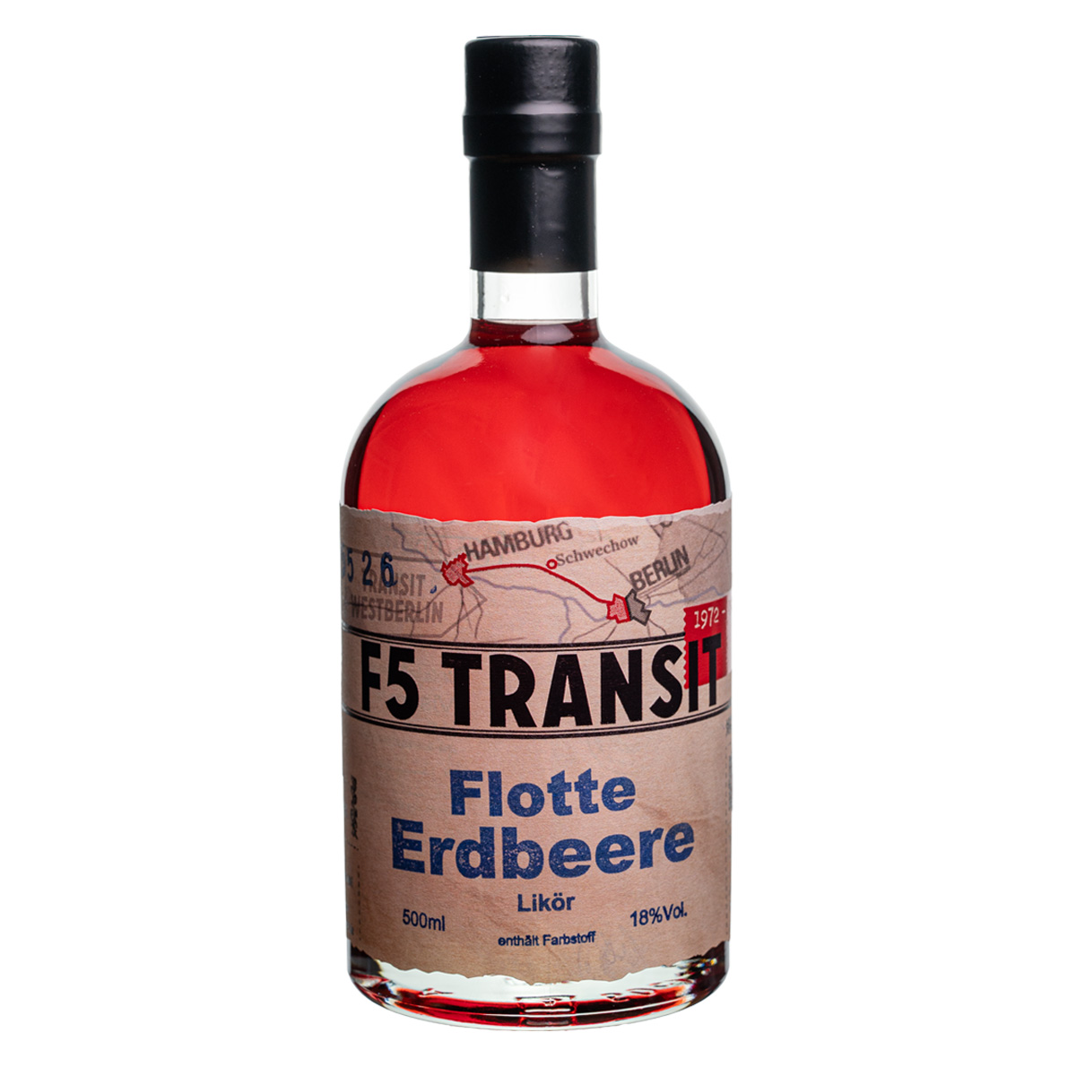 Flotte Erdbeere Likör 0.5l (18%Vol) No. 5526