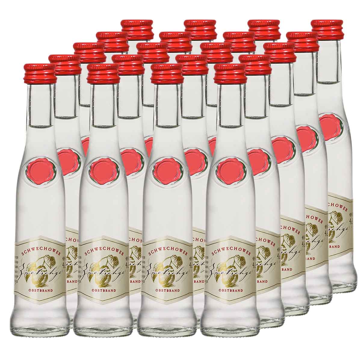 Schwechower-Ration-Zwetschge-0-04ltr Obstbrand Zwetschge 20x4cl (40%Vol) - RATION