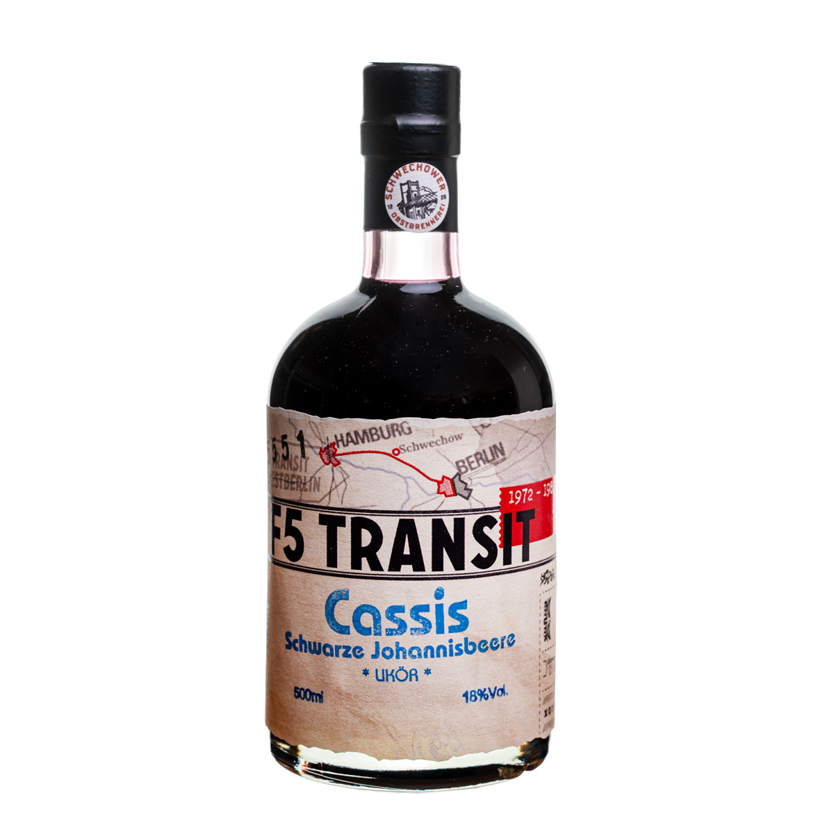 CASSIS Likör 0.5l (18%Vol) No. 5551 CASSIS Likör 0.5l (18%Vol) No. 5551