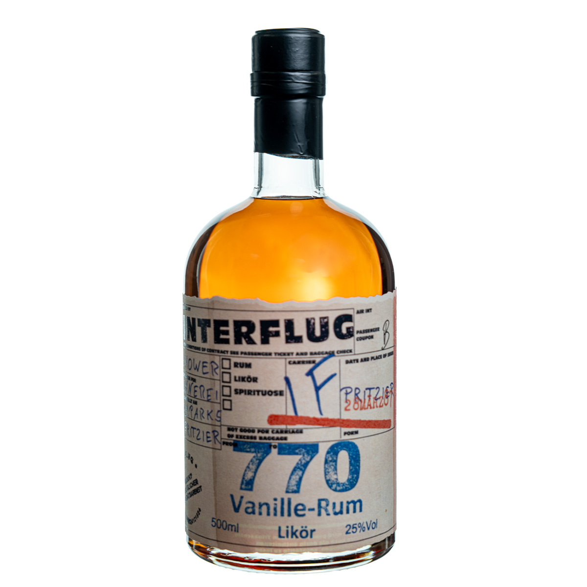 Interflug 770 Vanille-Rum 0.5l (25%Vol)