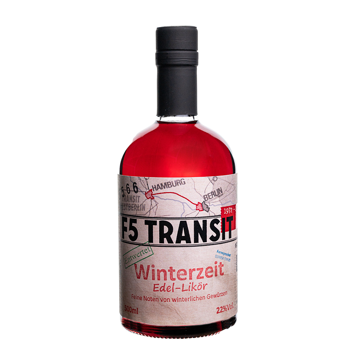 Winterzeit Likör 0.5l (22%Vol) No. 5566