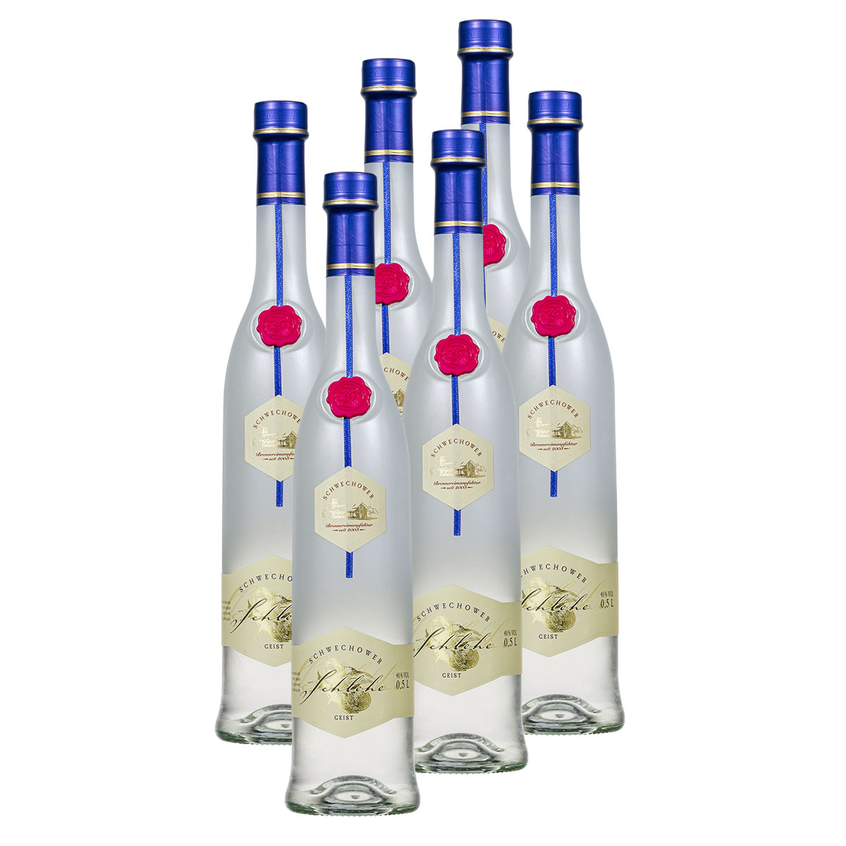 6-x-Obstgeist-SCHLEHE-0-5l-40-Vol-Schlehengeist 6 x Obstgeist SCHLEHE  0.5l (40%Vol.) - Schlehengeist
