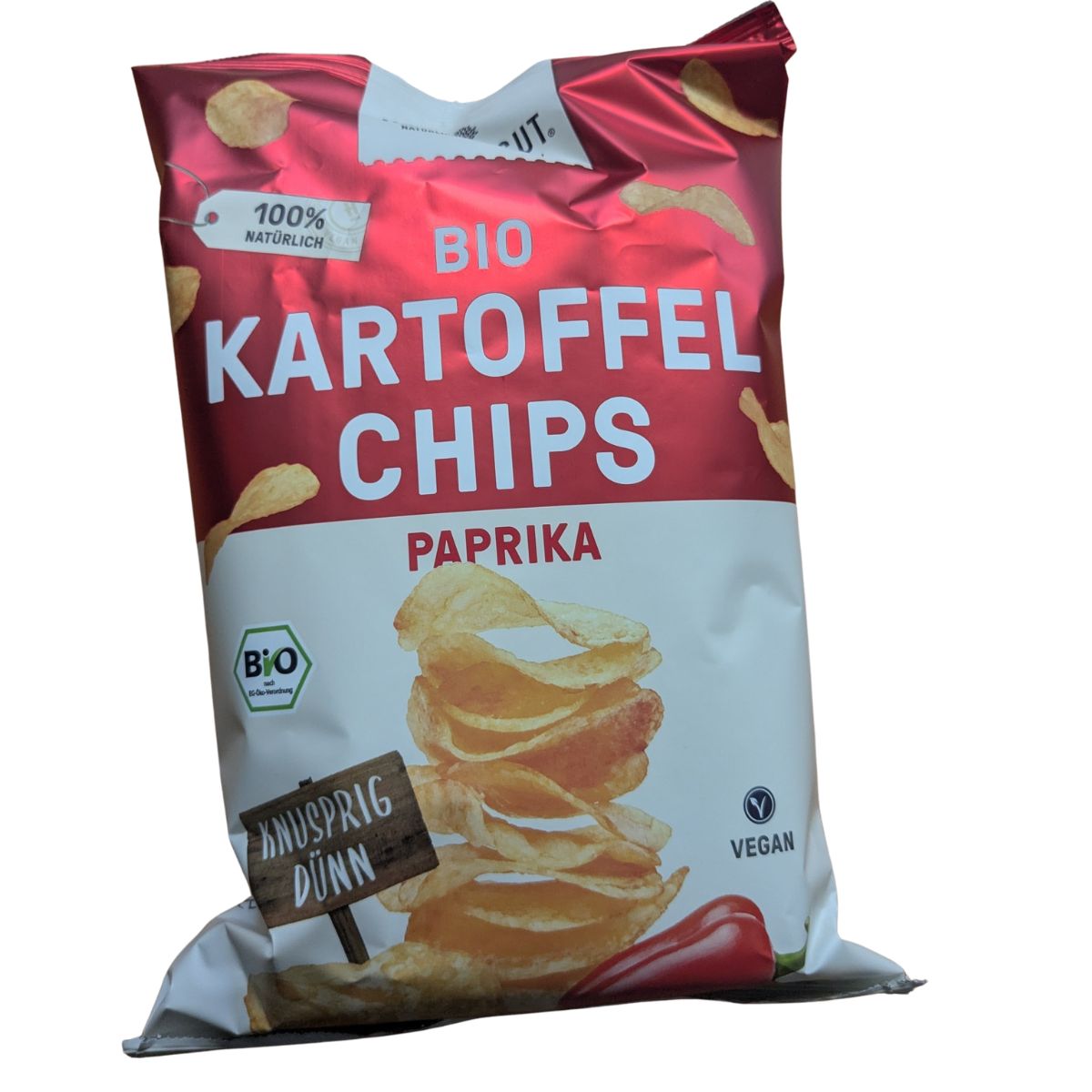 BIO Kartoffel Chips Paprika 125g