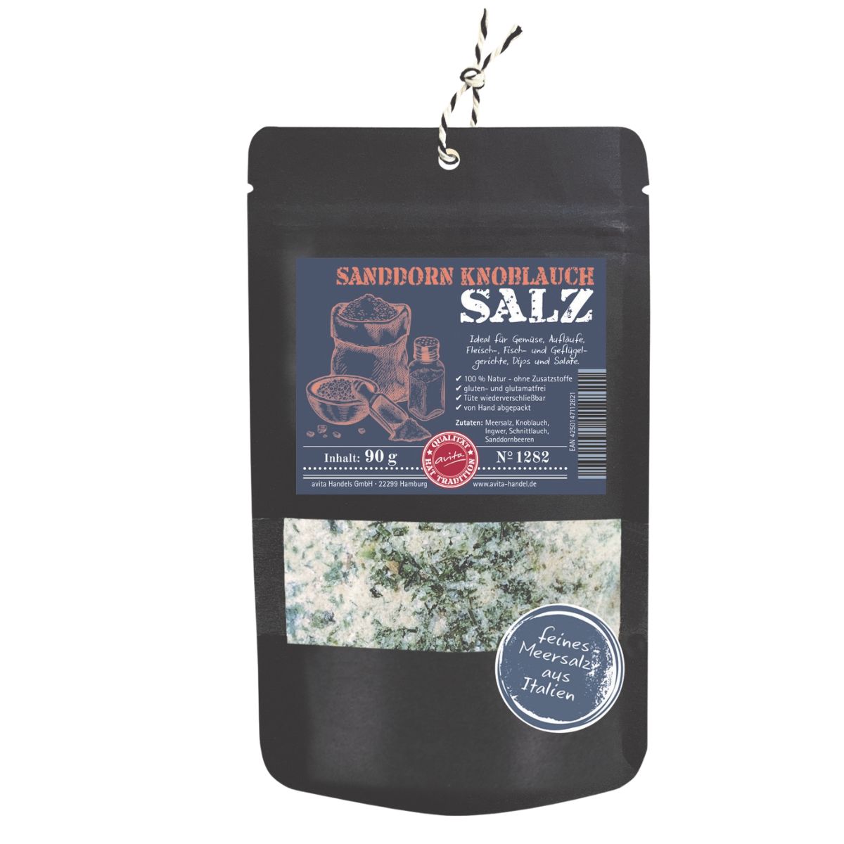 Sanddorn Knoblauch Salz 90g