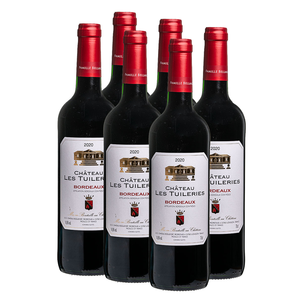 Château Les Tuileries Bordeaux 6x0.75l (14%Vol) - RATION Château Les Tuileries Bordeaux 6x0.75l (14%Vol) - RATION