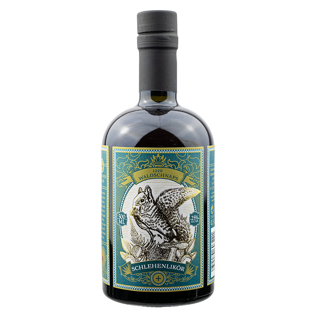 Waldschlehe LIKÖR 0.5l (25%Vol.) - Waldlikör -Schlehenlikör mit Rum