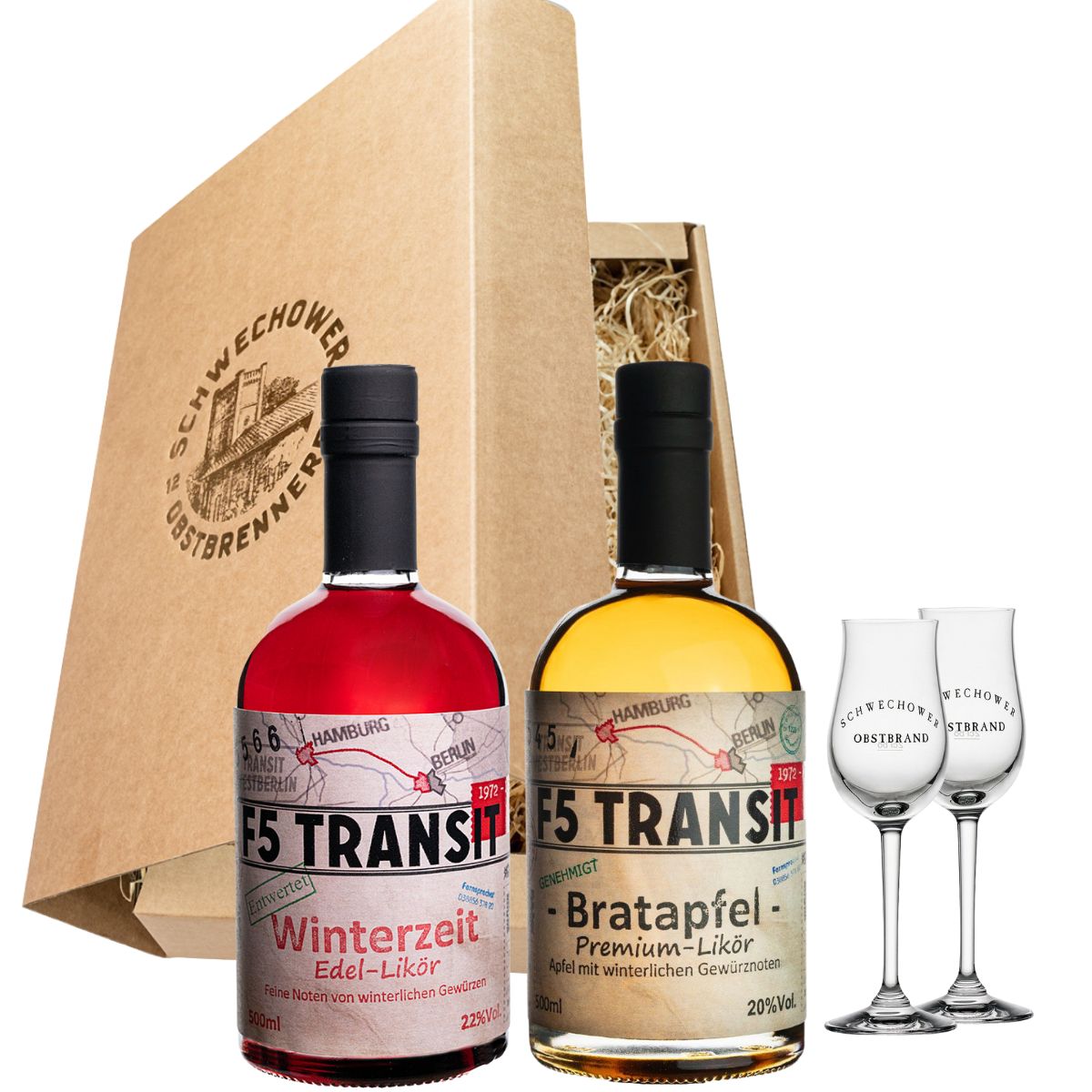 Schnapsgeschenk Nr. 15220 | Winterzeit + Bratapfel