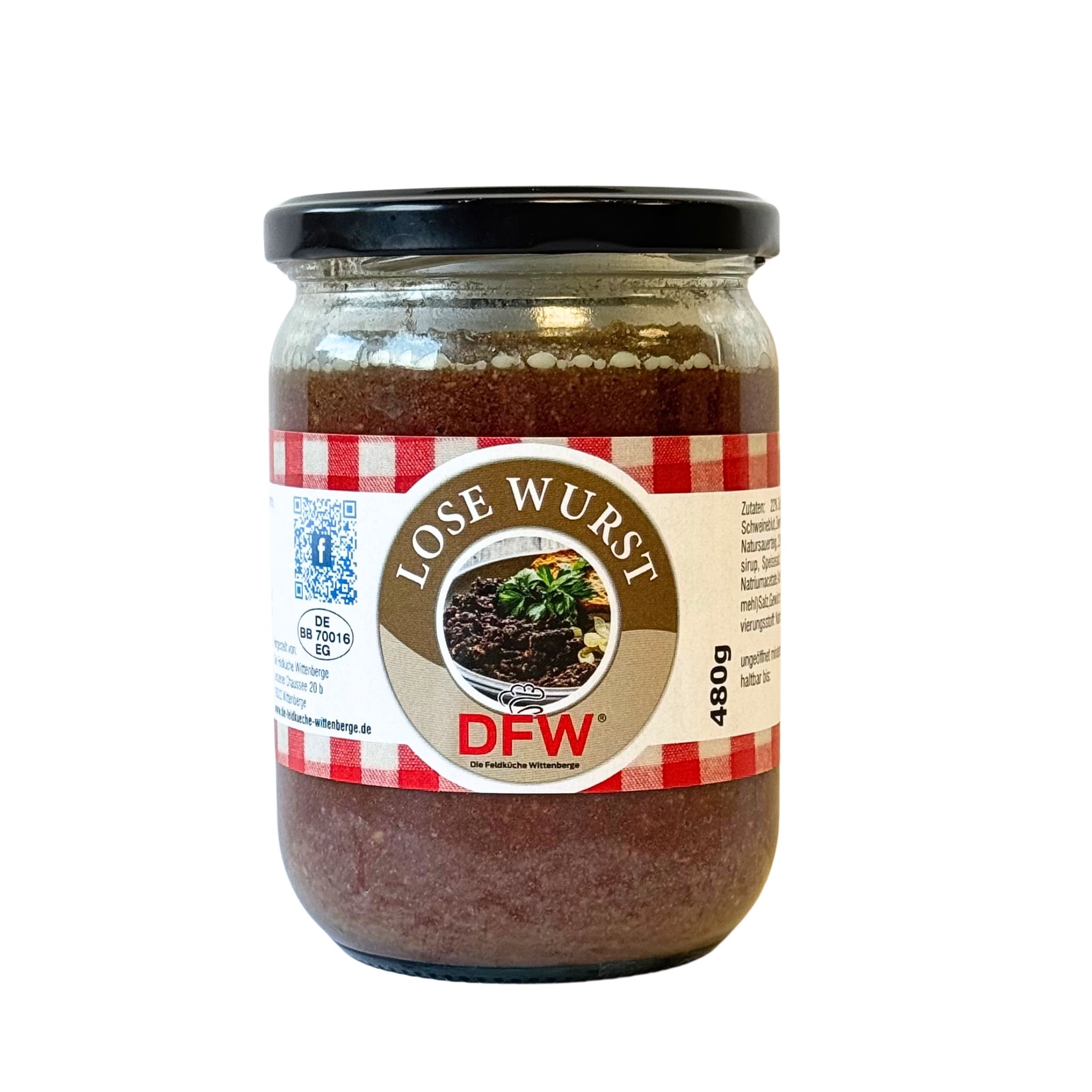 Lose Wurst 480g (Glas), DFW