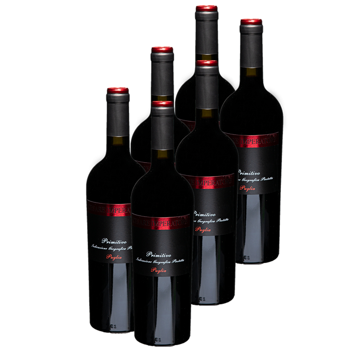Primitivo-x6 6 x Primitivo Puglia IGT 0,75l (13,5%Vol.) 2020 - Cantine Ionis (Karton)