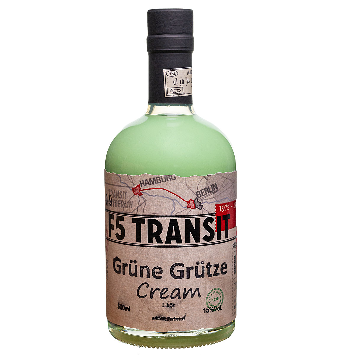 Grüne Grütze Cream Likör 0.5l (15%Vol) No. 5509 Grüne Grütze Cream Likör 0.5l (15%Vol) No. 5509