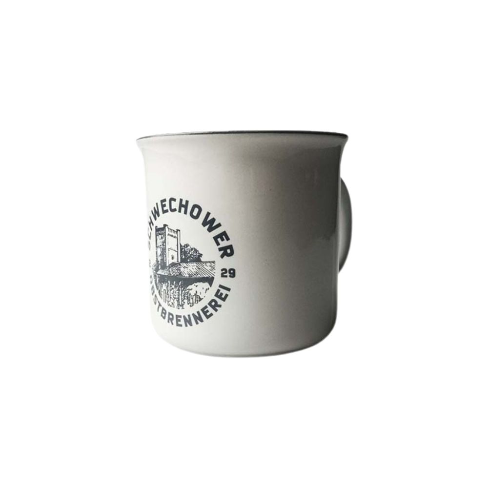 6er Keramik-Tassen mit Schwechower Logo – Becher-Set
