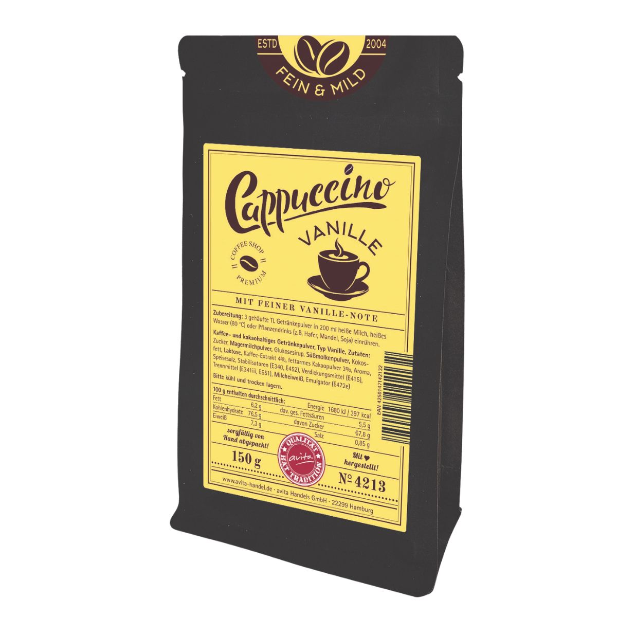 Cappuccino Vanille 150g