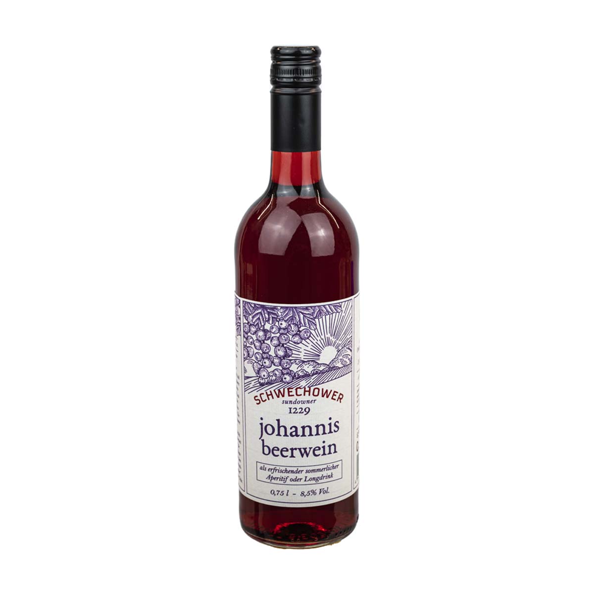 c1-1 Johannisbeerwein - Flasche