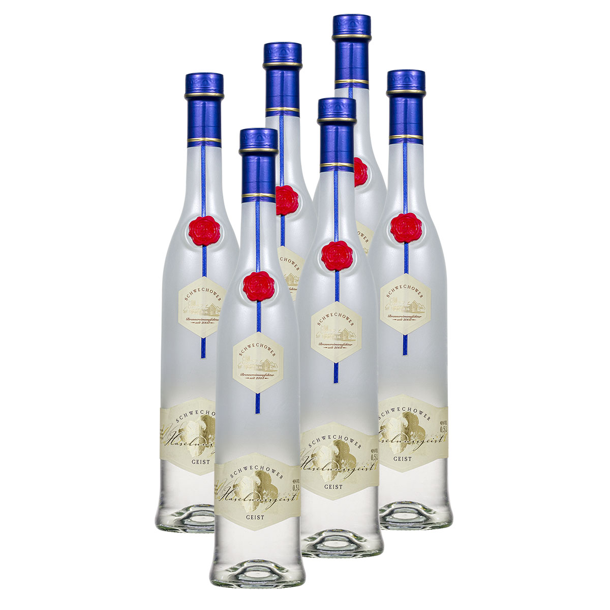 6-x-Obstgeist-HASELNUSS-0-5l-40-Vol-Haselnussgeist 6 x Obstgeist HASELNUSS 0.5l (40%Vol.) - Haselnussgeist