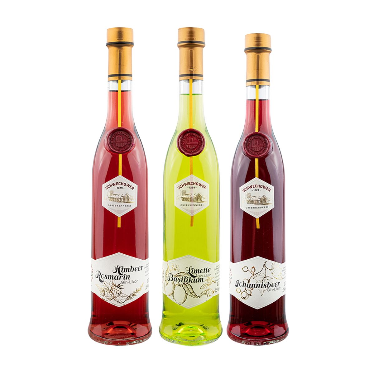 Gin-Liköre 3x0.5l (Set Nr. 15334)