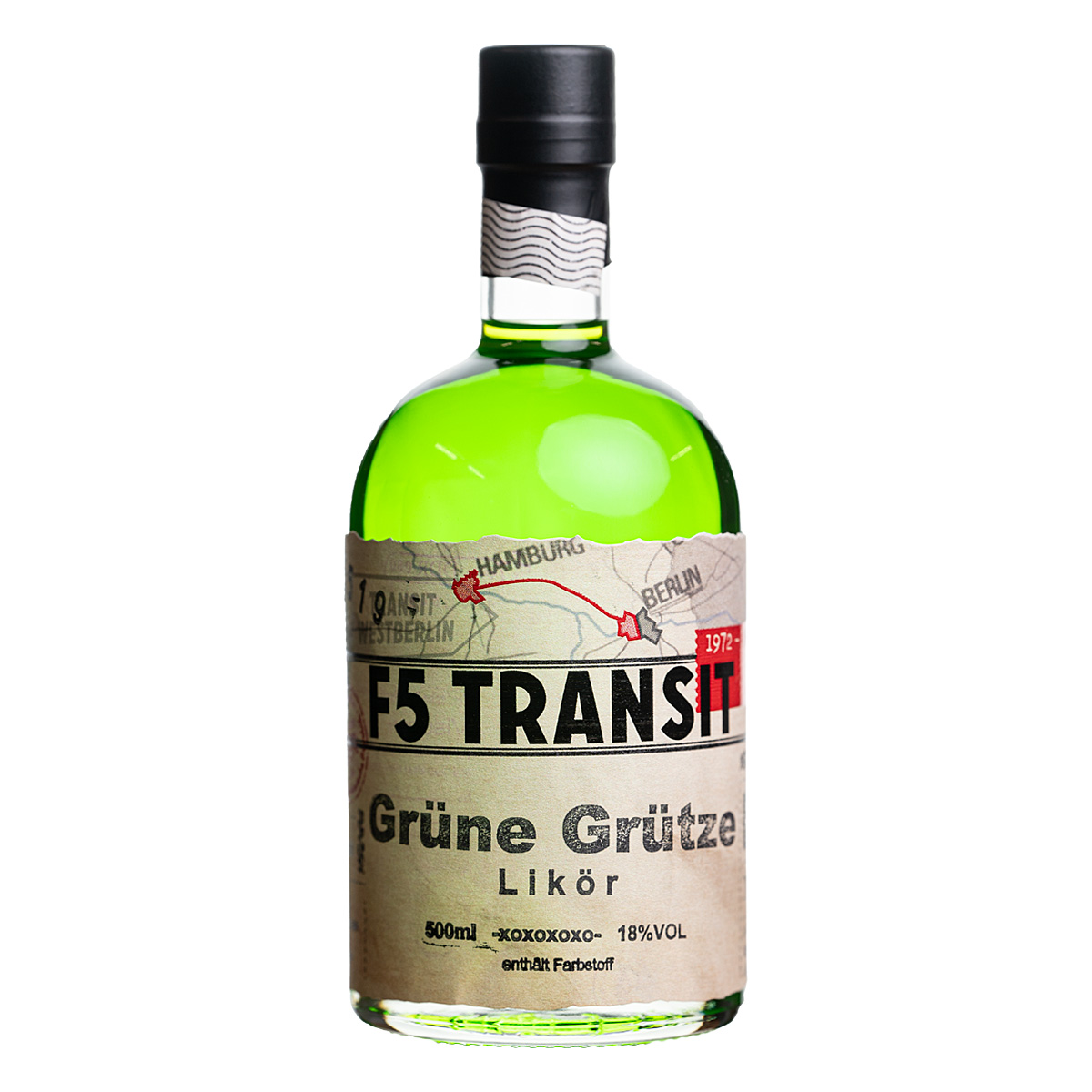 Grüne Grütze Likör 0.5l (18%Vol) No. 5519