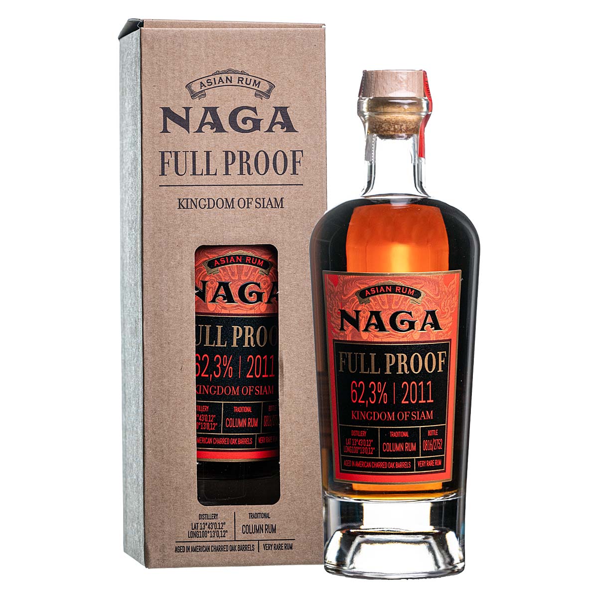 Naga Rum Full Proof Rum 0.7l (62,3%Vol)