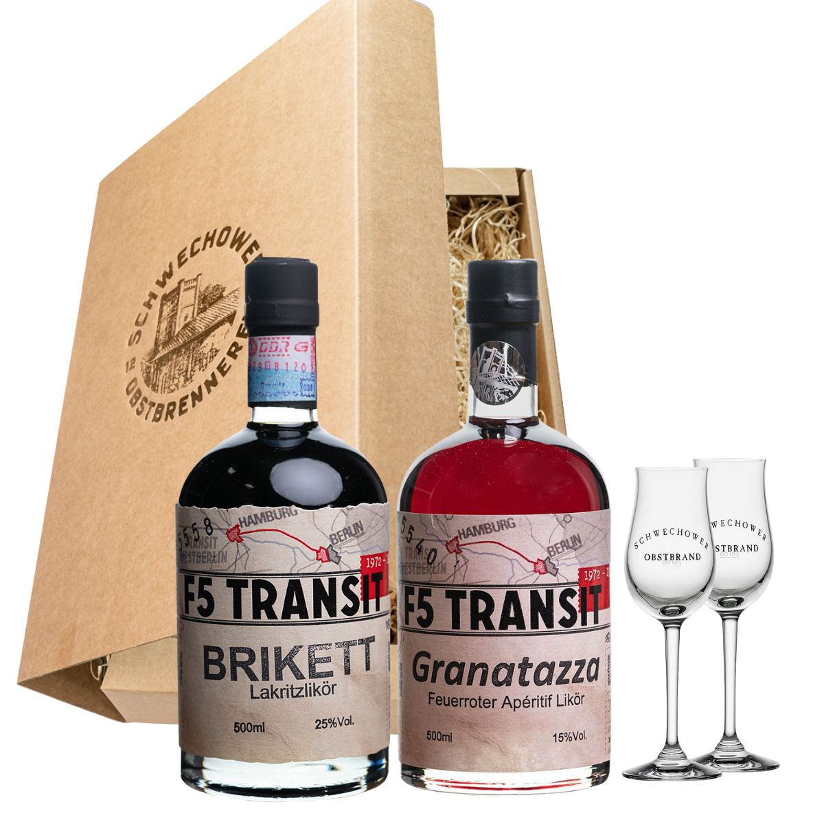 Schnapsgeschenk Nr. 15215 | Lakritz + Granatapfel