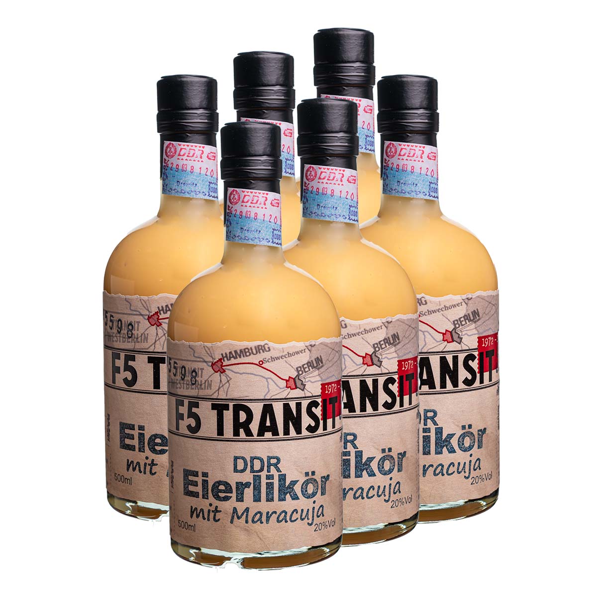 DDR Eierlikör MARACUJA 6x0.5l (20%Vol) No. 5598 - RATION DDR Eierlikör MARACUJA 6x0.5l (20%Vol) No. 5598 - RATION