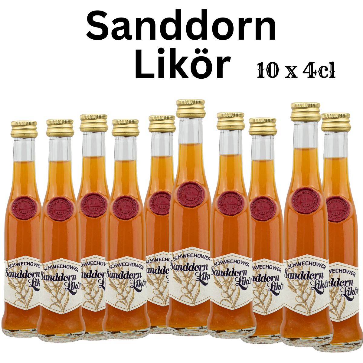 Likör Sanddorn 10x4cl (17%Vol) Likör Sanddorn 10x4cl (17%Vol)