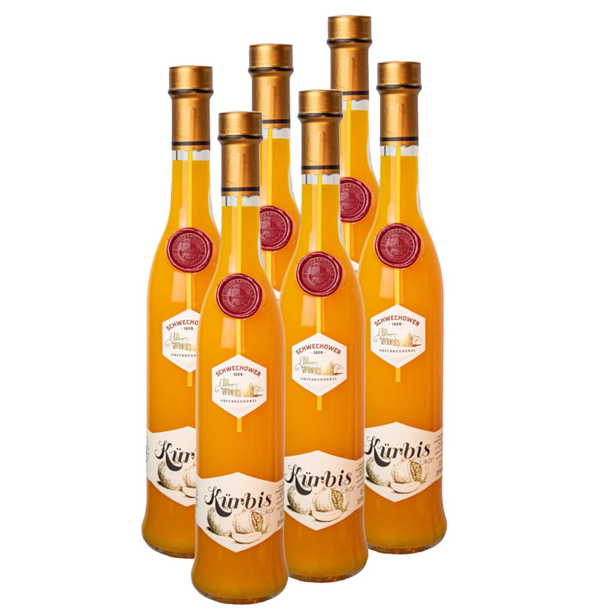 6 x Likör Kürbis (16%Vol.) 0.5l