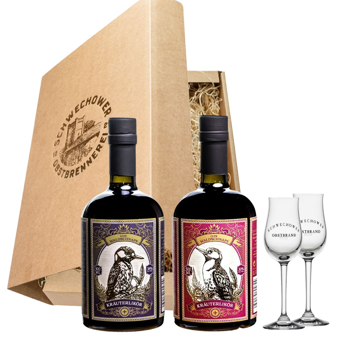 Schnapsgeschenk Nr. 15286 | Waldschnaps Kräuterliköre