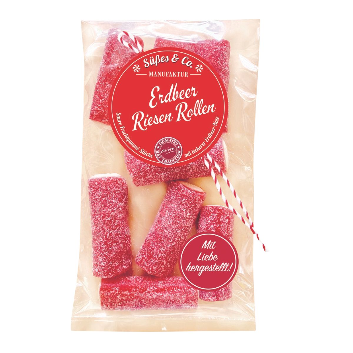 Erdbeer Riesen Rollen 125g