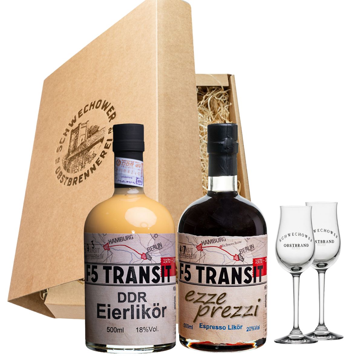 Schnapsgeschenk Nr. 15232 | Eierlikör + Espresso