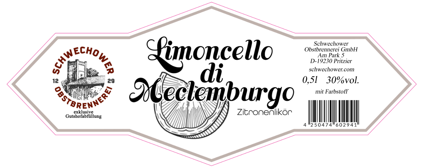 Limoncello di Meclemburgo - Zitronenlikör aus Mecklenburg