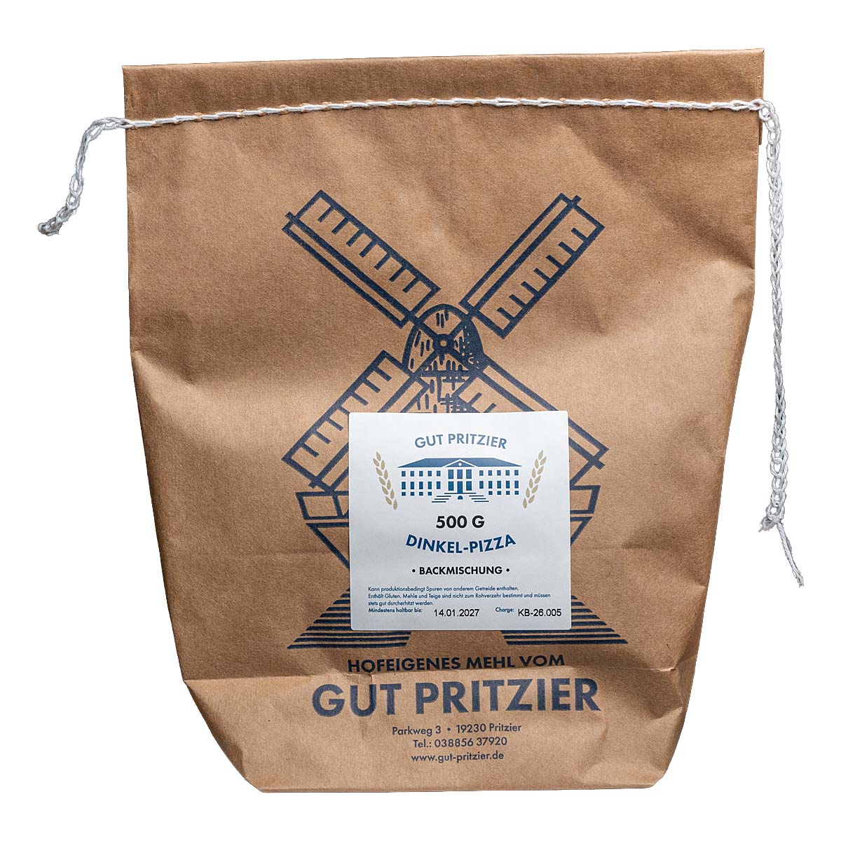 Backmischung Dinkelpizza 500g
