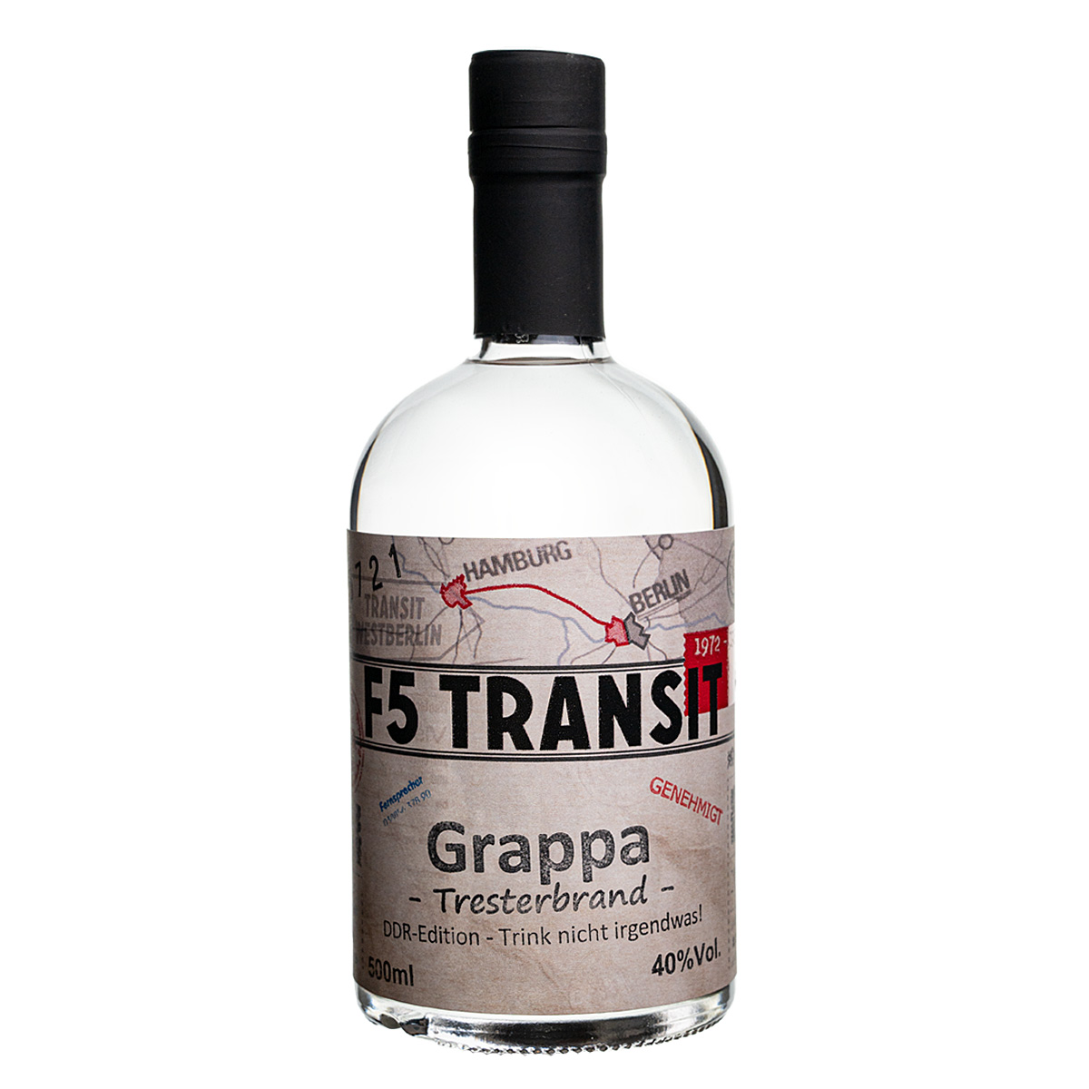 F5-Transit-Grappa-0-5l-a Grappa 0.5l (40%Vol) No. 5721