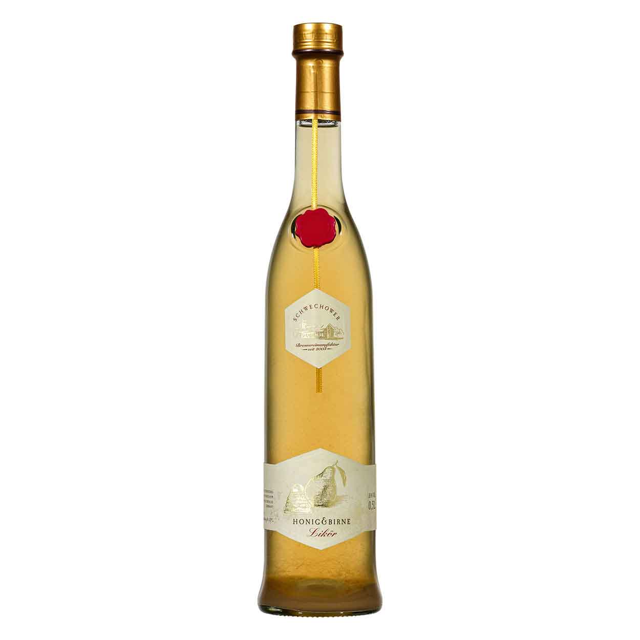 Schwechower-Honig-Birne-Likor-500ml-1 Likör Honig & Birne 0,5l (30%Vol.)