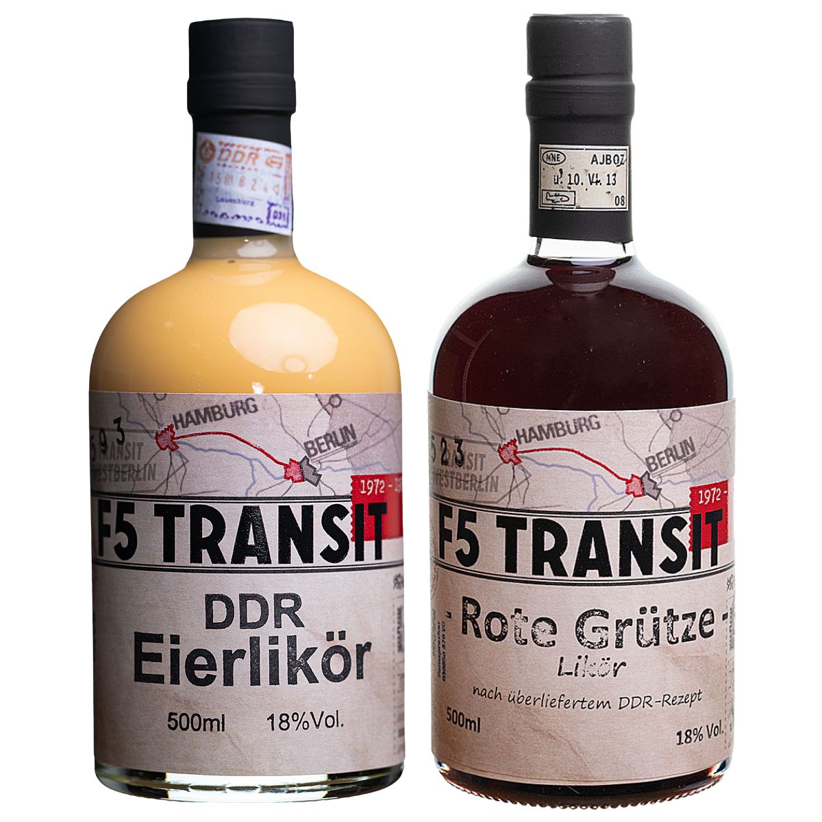 DDR Eierlikör & Rote Grütze Likör (SET)