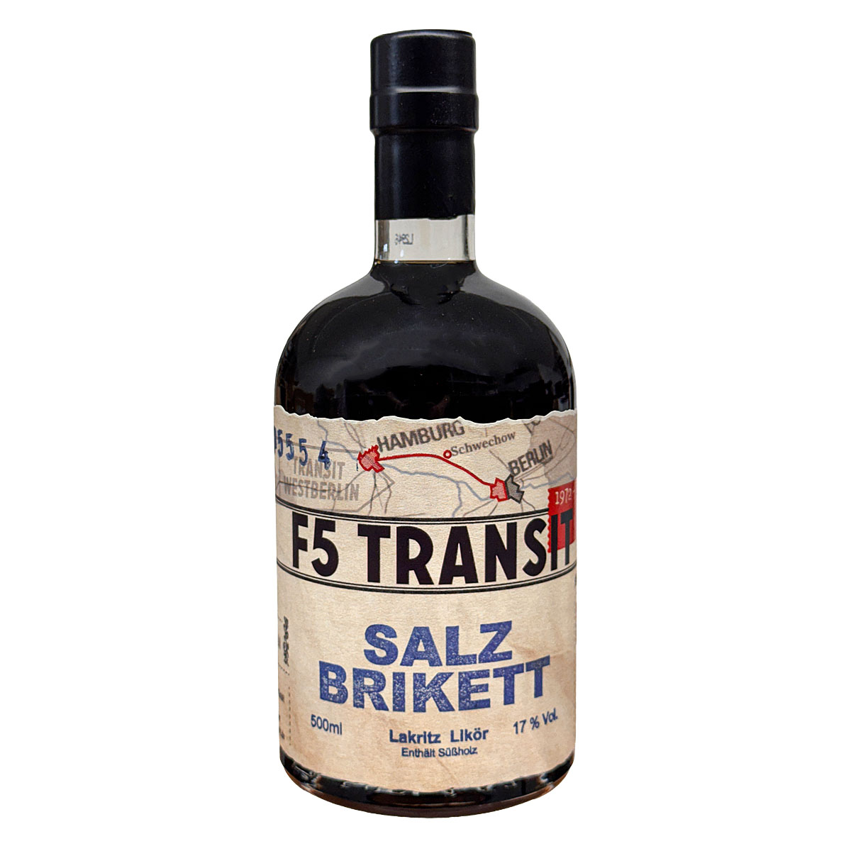 Salz Brikett Lakritz Likör 0.5l (17%Vol) No. 5554