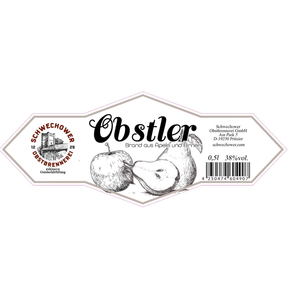 Obstler-High-Quality Schwechower Obstler aus Äpfeln und Birnen