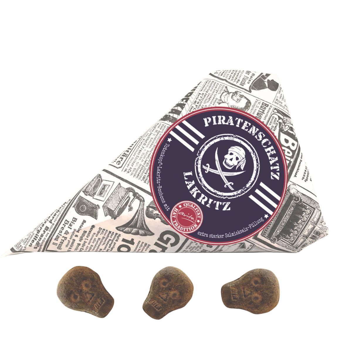 Lakritze Piratenschatz extra stark 100g