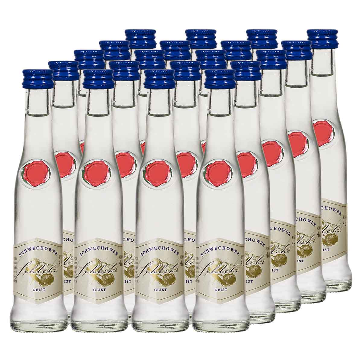 Schwechower-Ration-Schlehengeist-0-04ltr Obstgeist Schlehe 20x4cl (40%Vol) - RATION