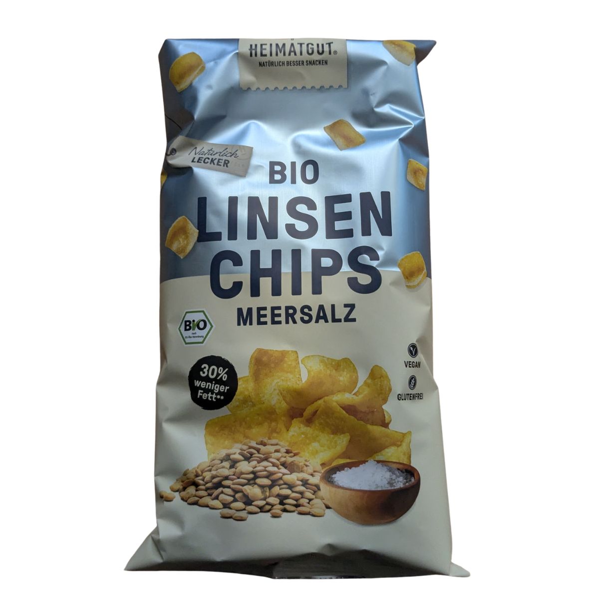 BIO Linsen Chips Meersalz 75g