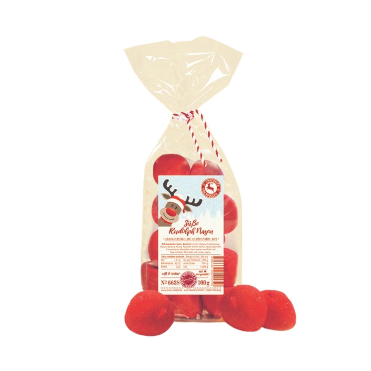 Süße Rudolph Nasen 6638 100g