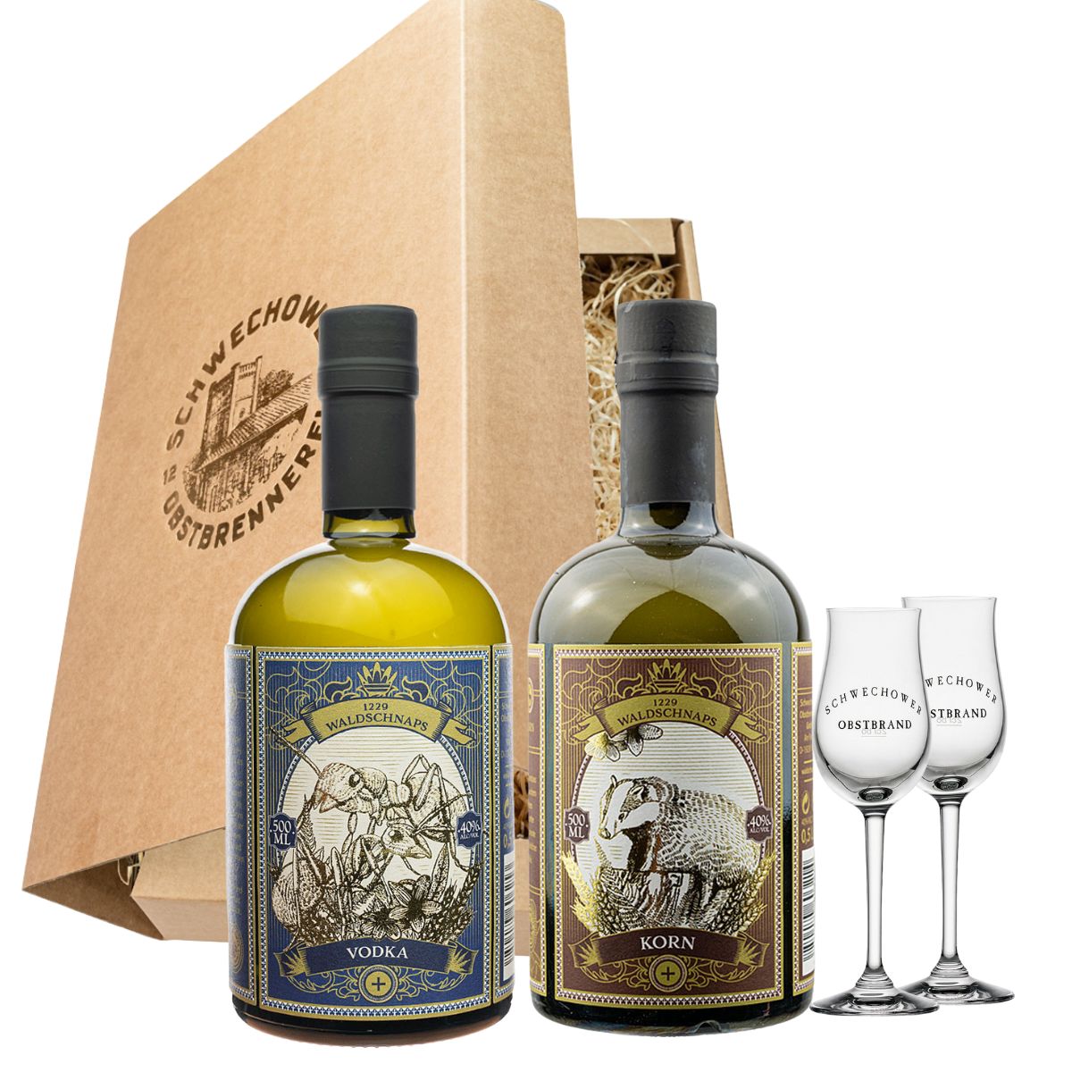 Schnapsgeschenk Nr. 15208 | Wodka + Korn