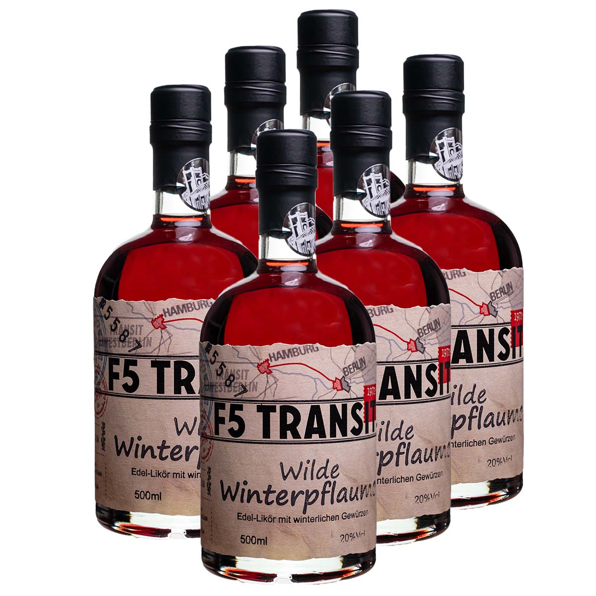 Wilde Winterpflaume Likör 6x0.5l (20%Vol) No. 5587 - RATION Wilde Winterpflaume Likör 6x0.5l (20%Vol) No. 5587 - RATION
