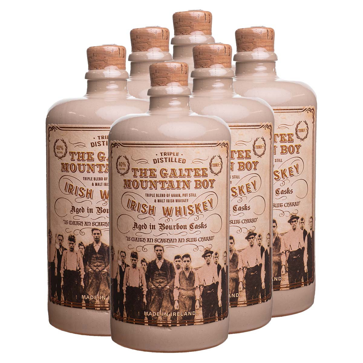The Galtee Mountain Boy Whiskey 6x0.7l (40%Vol) - RATION