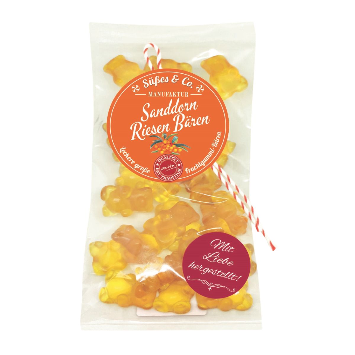 Sanddorn Riesen Bären Fruchtgummi 125g