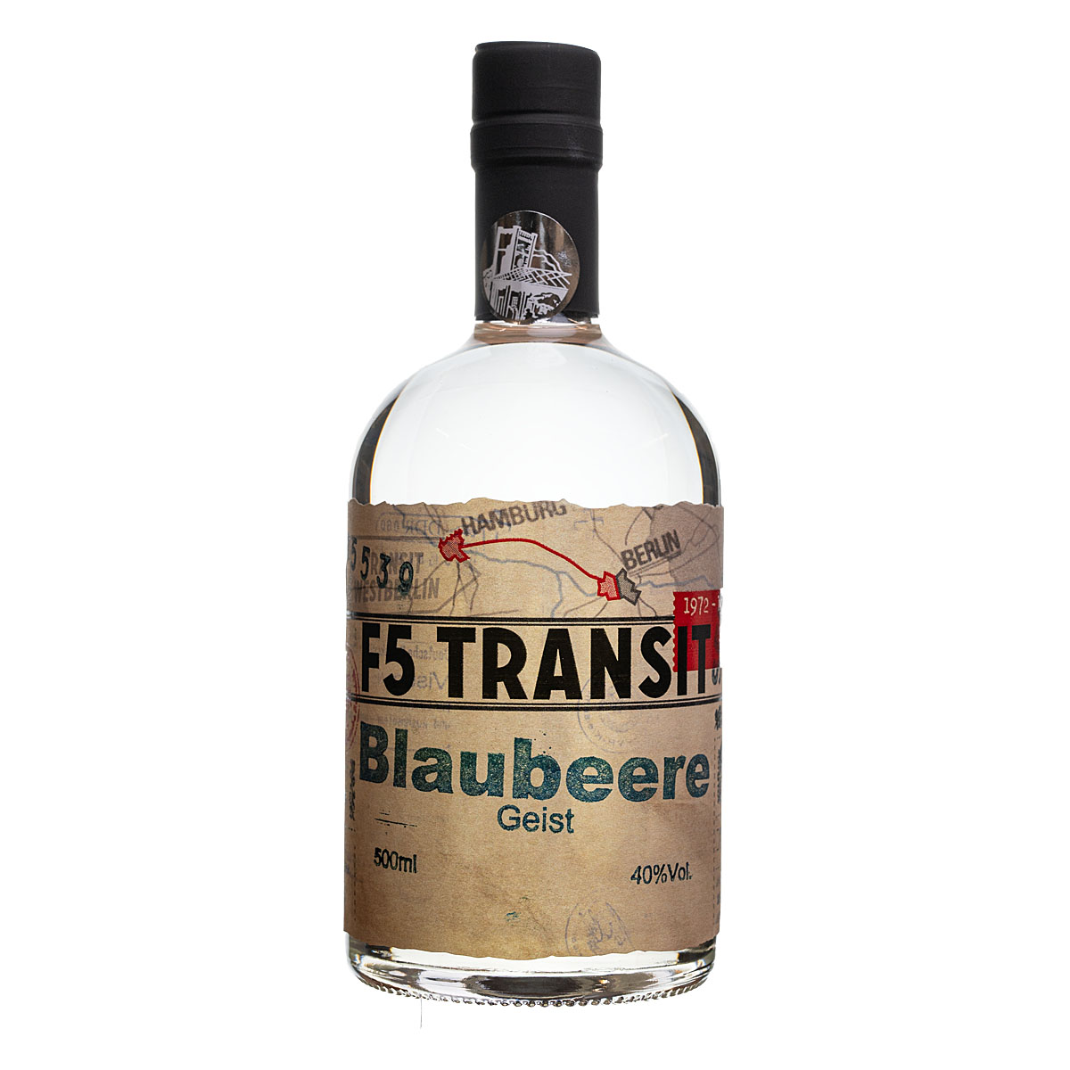 Blaubeere Geist 0.5l (40%Vol) No. 5339