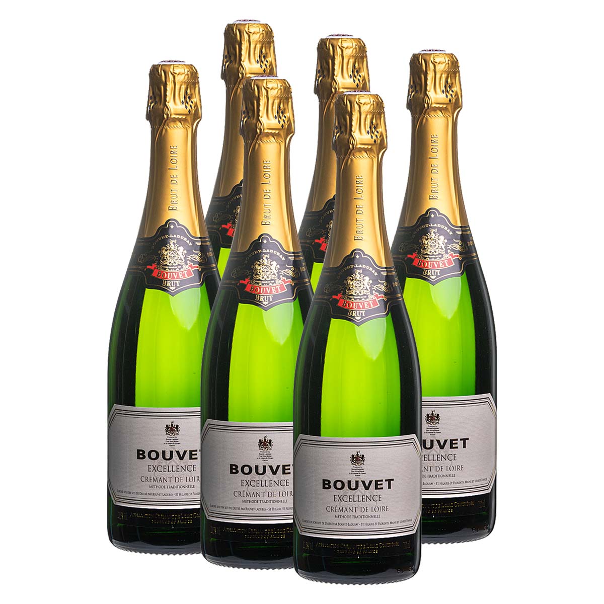Crémant de Loire Blanc "Excellence" 6x0.75l (12,5%Vol) - RATION Crémant de Loire Blanc "Excellence" 6x0.75l (12,5%Vol) - RATION