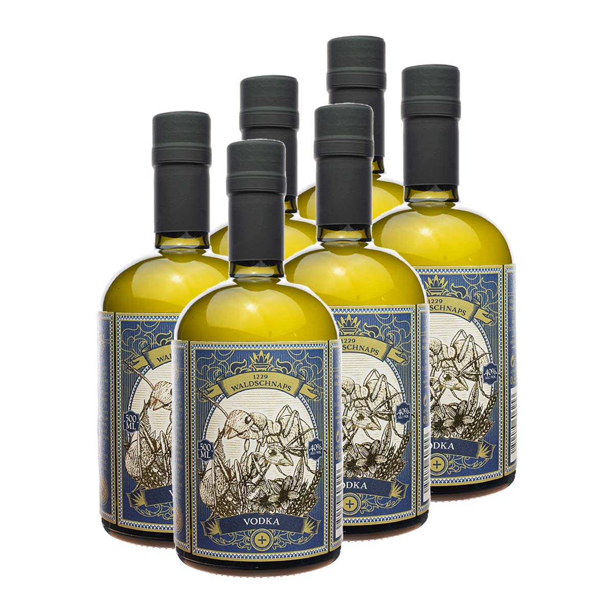 6x-Waldschnaps-Vodka WaldWodka 6x0.5l (40%Vol) - RATION