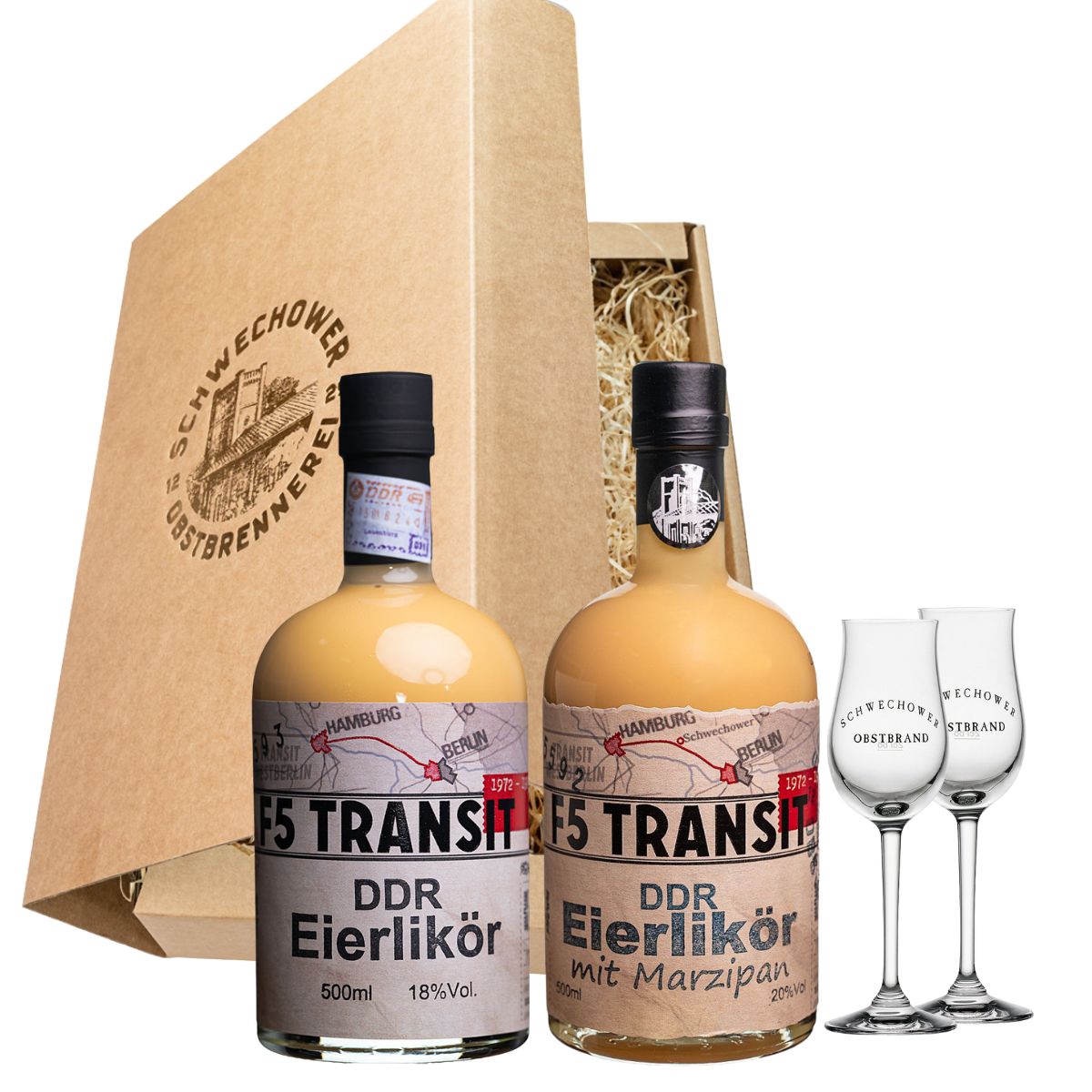 Schnapsgeschenk Nr. 15278 | Eierlikör + Marzipan