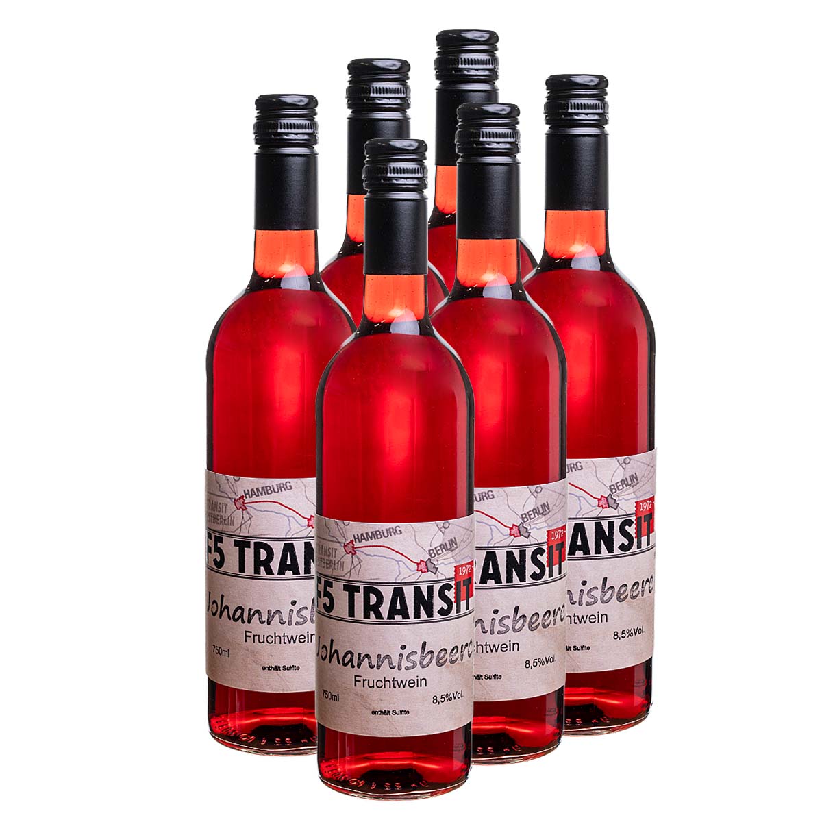 Johannisbeere Fruchtwein 5605 6x0.75l (8,5%) - RATION Johannisbeere Fruchtwein 5605 6x0.75l (8,5%) - RATION