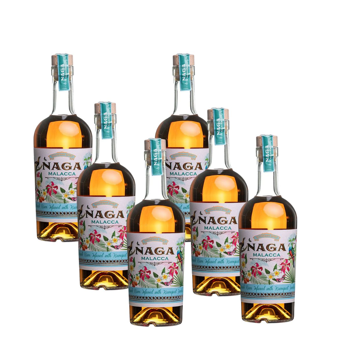 Naga Malacca Indonesian Spiced Rum 6x0.7l (40%Vol) - RATION
