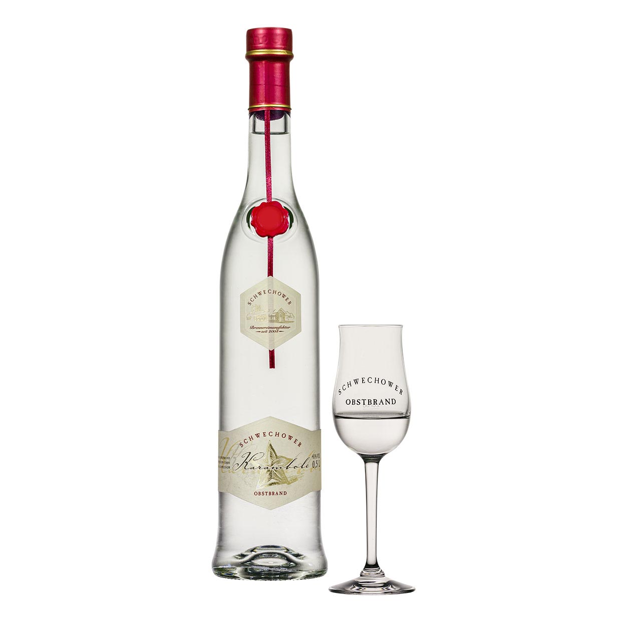 Schwechower-Karambole-Obstbrand-500ml-2 Schwechower Obstbrand Karambole
